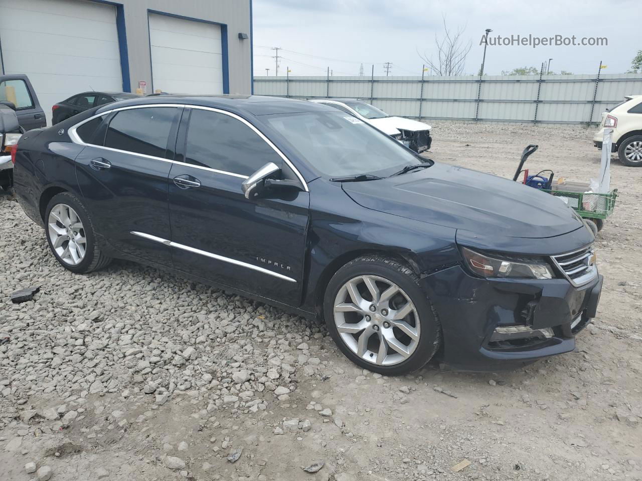 2014 Chevrolet Impala Ltz Blue vin: 2G1155S35E9183881