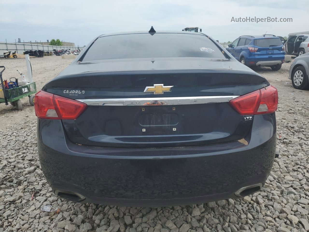 2014 Chevrolet Impala Ltz Синий vin: 2G1155S35E9183881