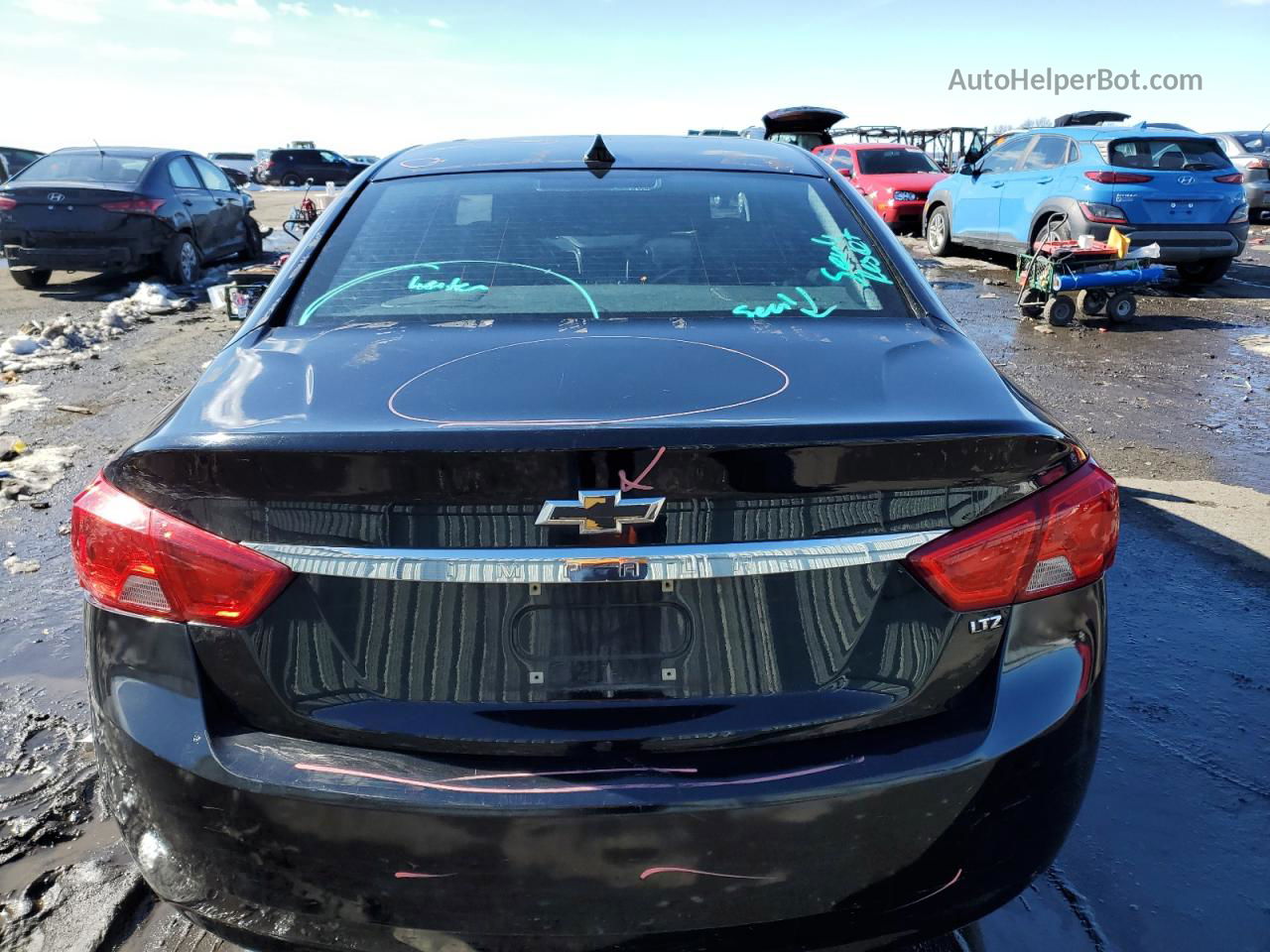 2014 Chevrolet Impala Ltz Черный vin: 2G1155S36E9141459