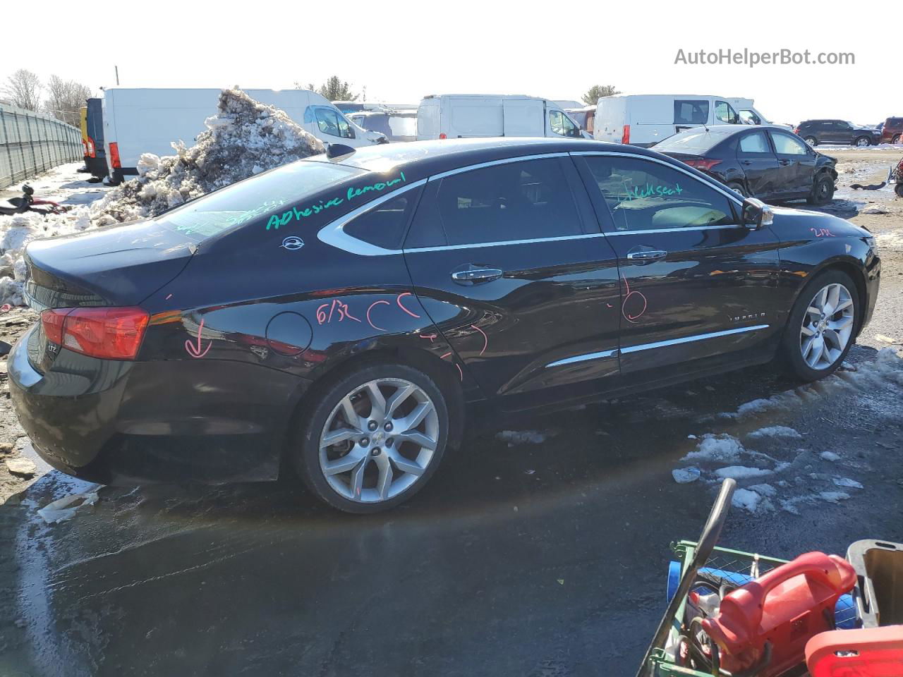 2014 Chevrolet Impala Ltz Black vin: 2G1155S36E9141459