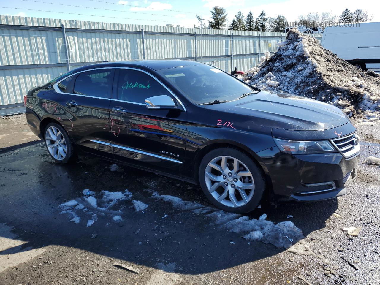 2014 Chevrolet Impala Ltz Black vin: 2G1155S36E9141459