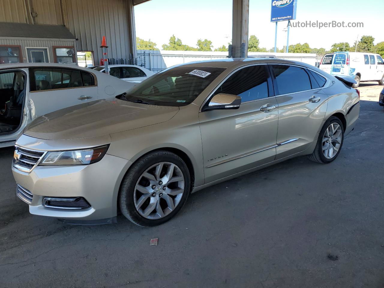 2014 Chevrolet Impala Ltz Beige vin: 2G1155S36E9155457