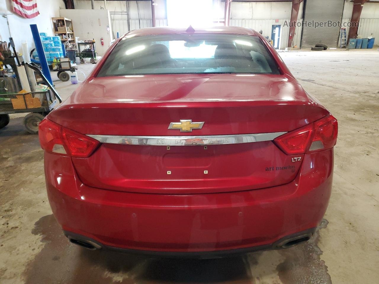 2014 Chevrolet Impala Ltz Red vin: 2G1155S36E9181217