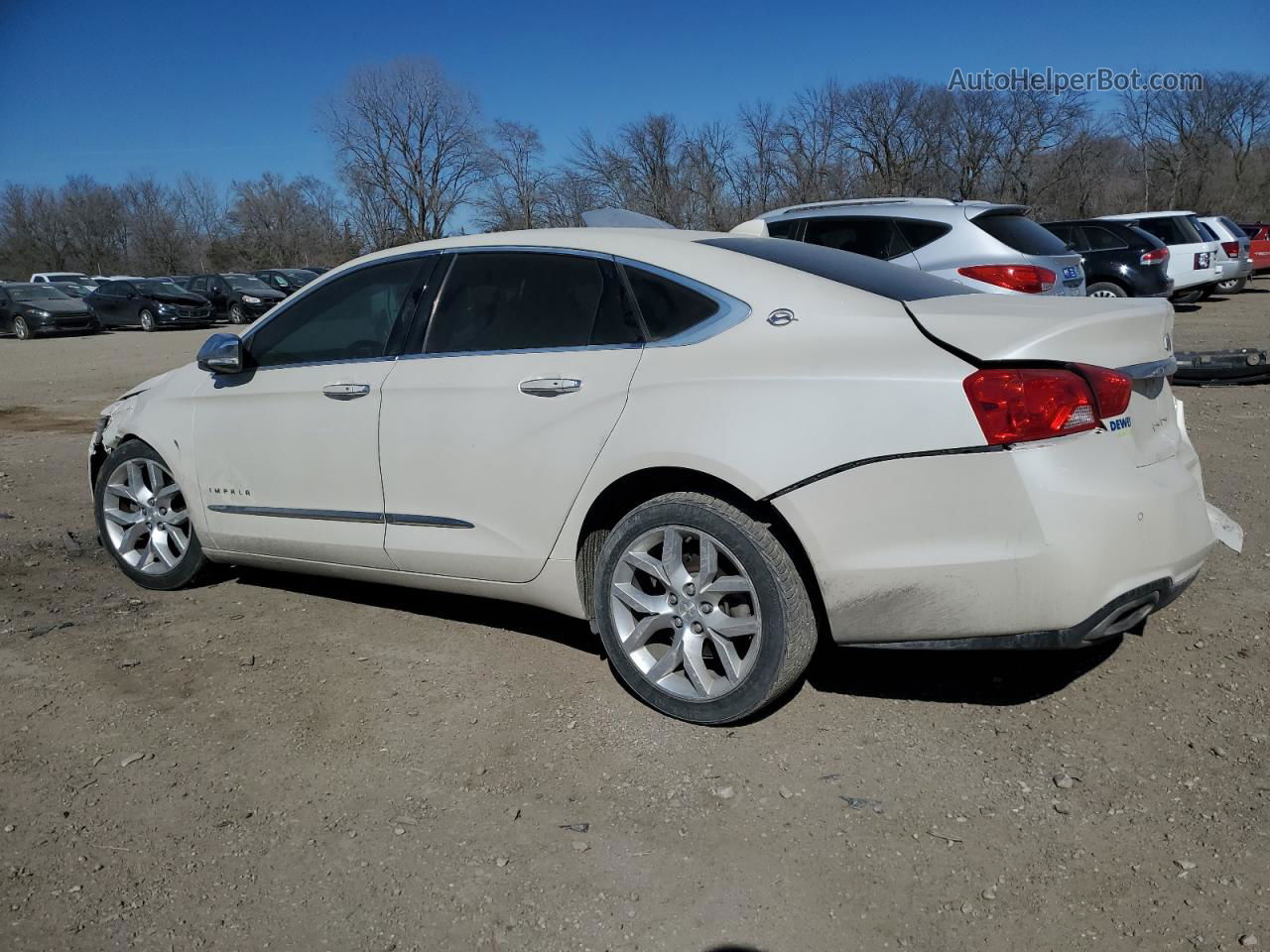 2014 Chevrolet Impala Ltz White vin: 2G1155S39E9315136