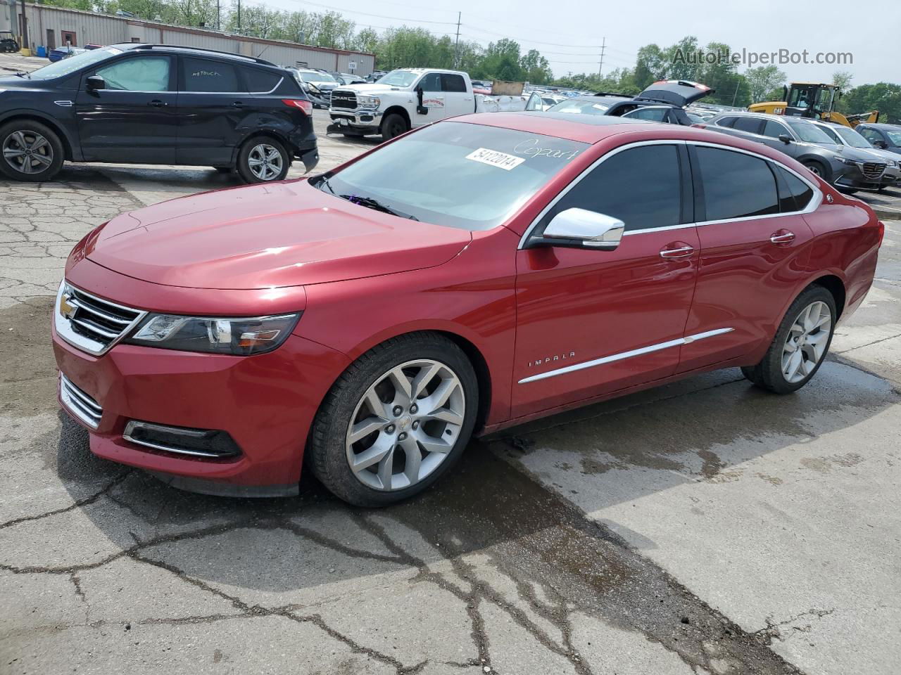 2014 Chevrolet Impala Ltz Red vin: 2G1155S3XE9141030