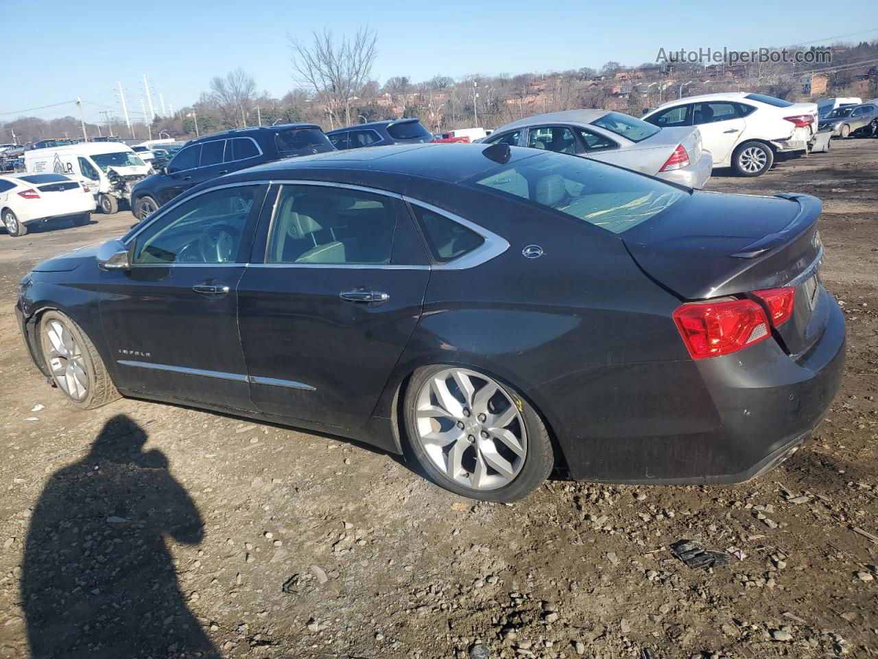 2014 Chevrolet Impala Ltz Gray vin: 2G1155S3XE9192267