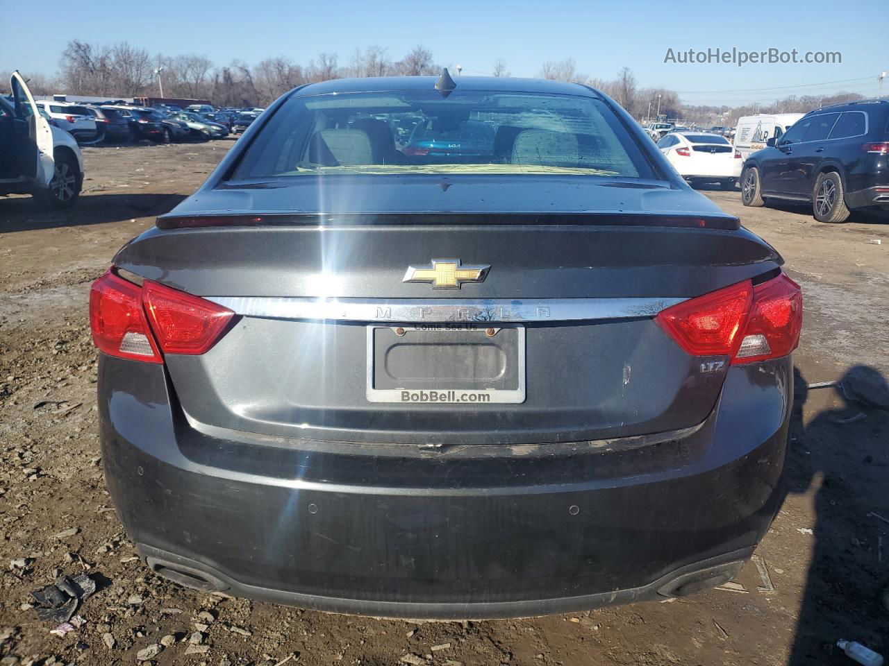 2014 Chevrolet Impala Ltz Gray vin: 2G1155S3XE9192267