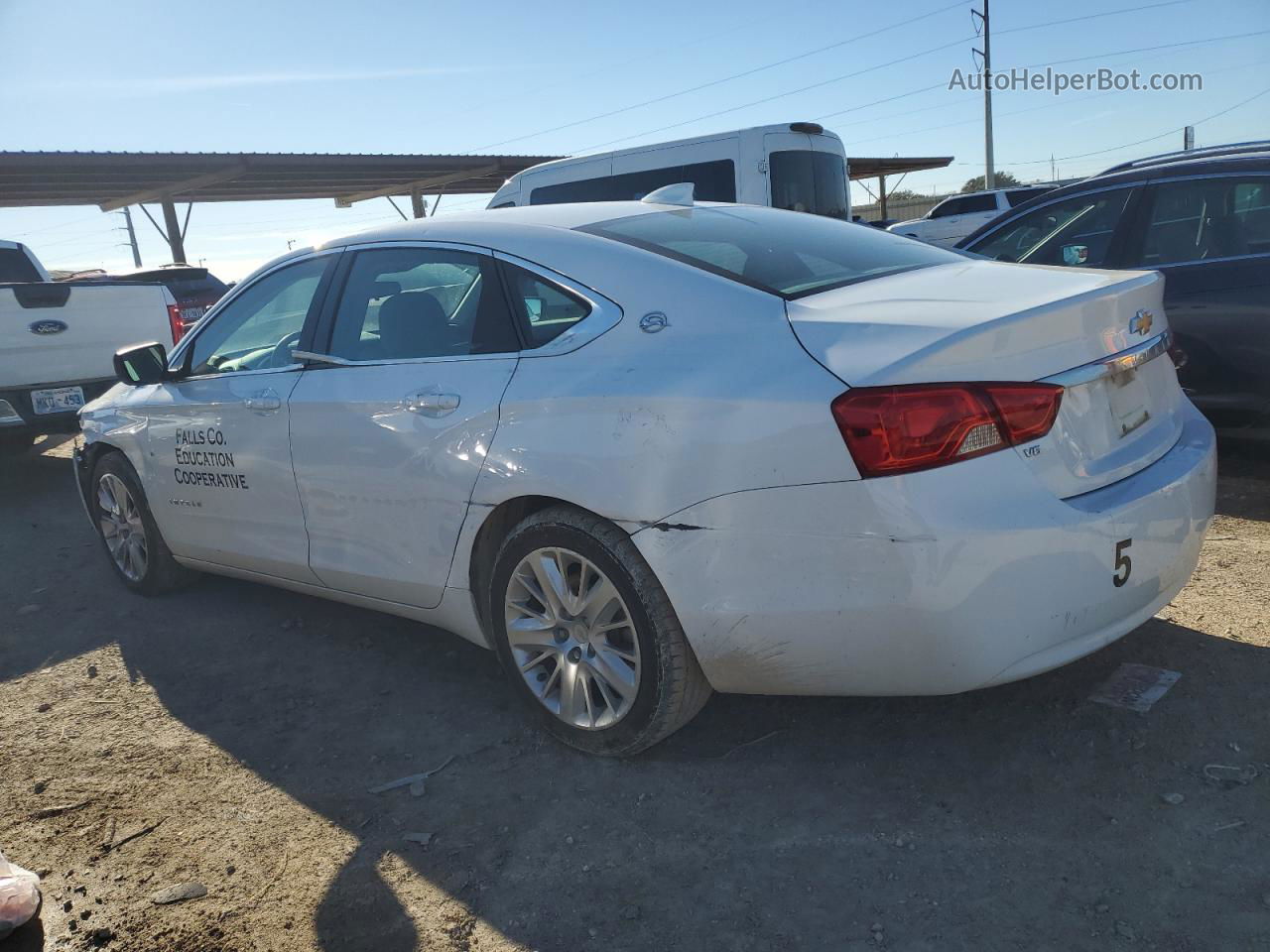 2017 Chevrolet Impala Ls Белый vin: 2G11X5S30H9153802