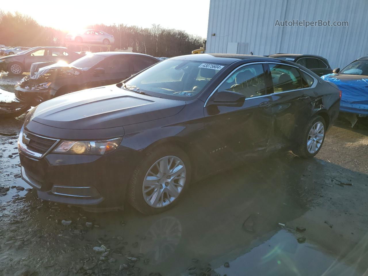 2017 Chevrolet Impala Ls Black vin: 2G11X5S37H9165199