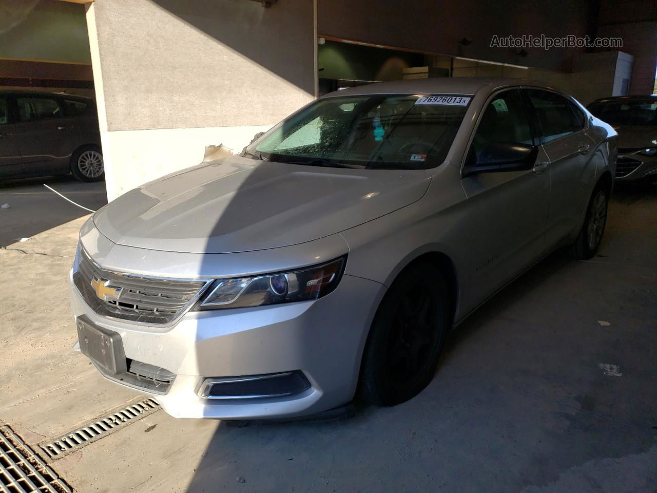 2016 Chevrolet Impala Ls Silver vin: 2G11X5SA2G9160781