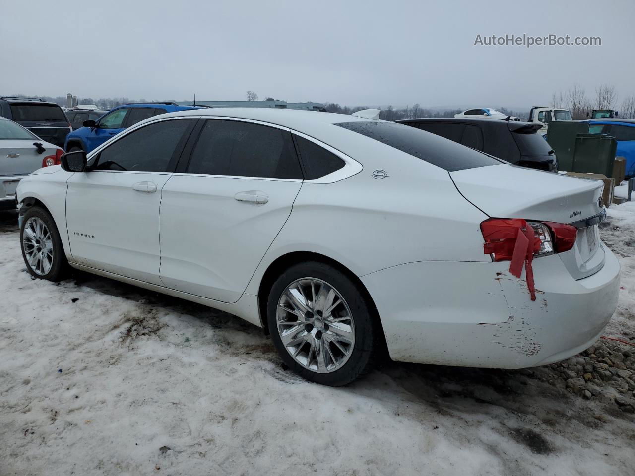 2017 Chevrolet Impala Ls White vin: 2G11X5SA4H9115570