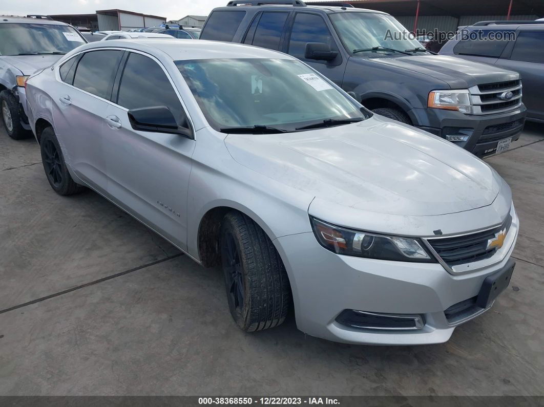 2017 Chevrolet Impala 1fl Silver vin: 2G11X5SA4H9156605