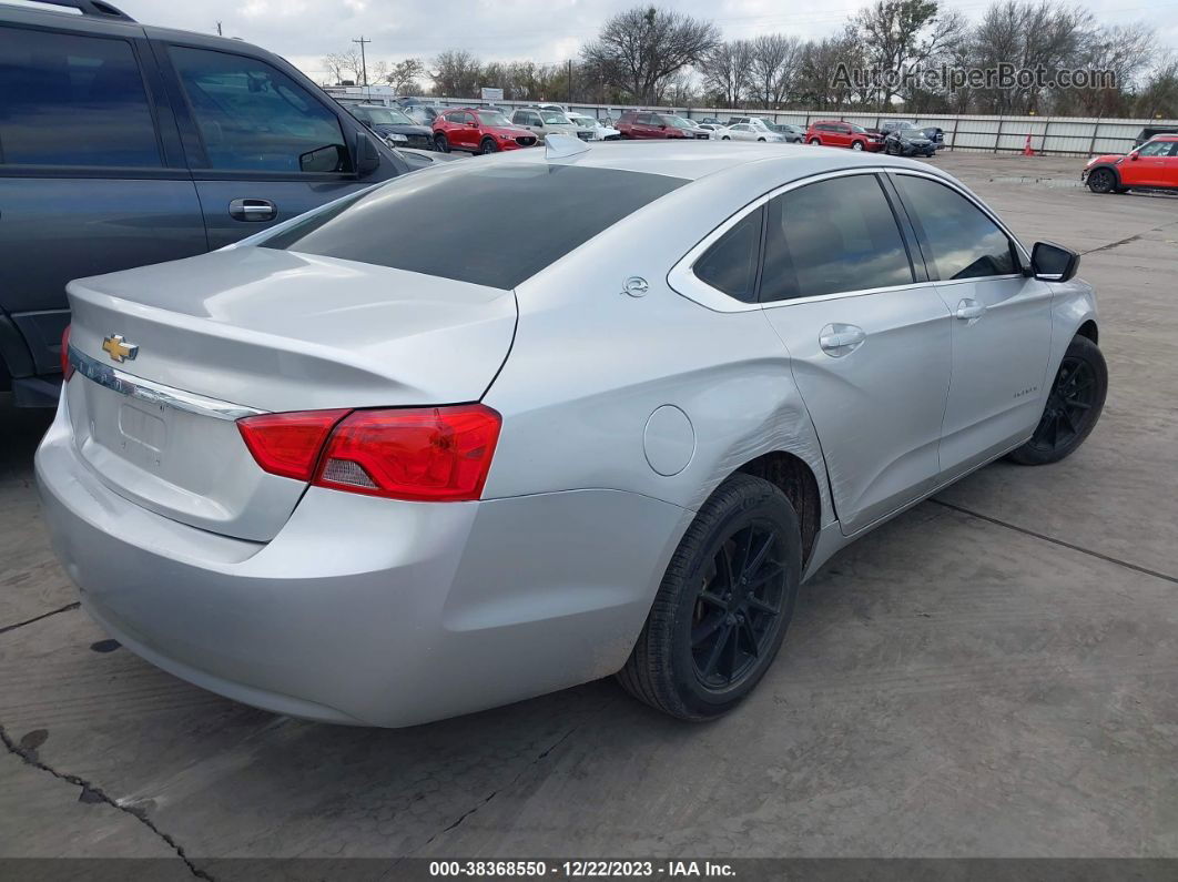 2017 Chevrolet Impala 1fl Silver vin: 2G11X5SA4H9156605