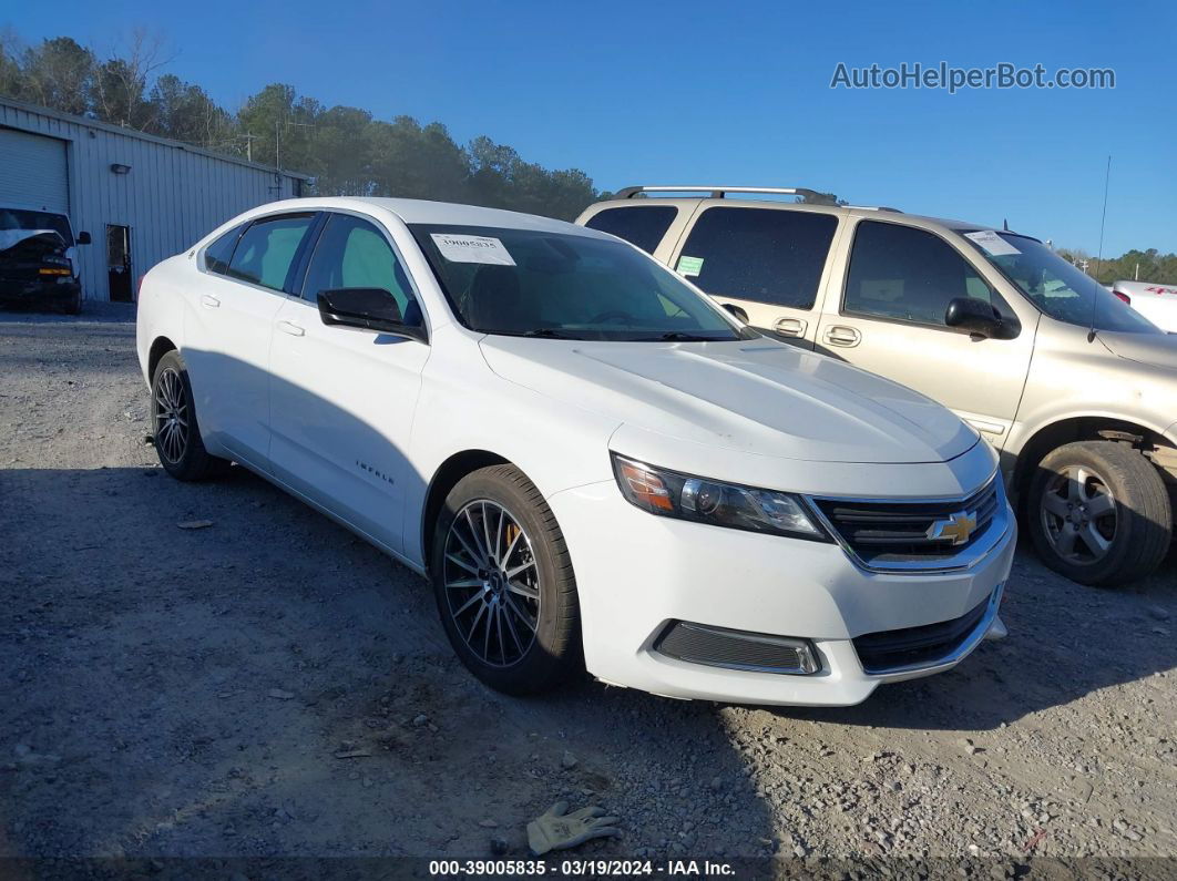 2017 Chevrolet Impala 1fl White vin: 2G11X5SA4H9157916