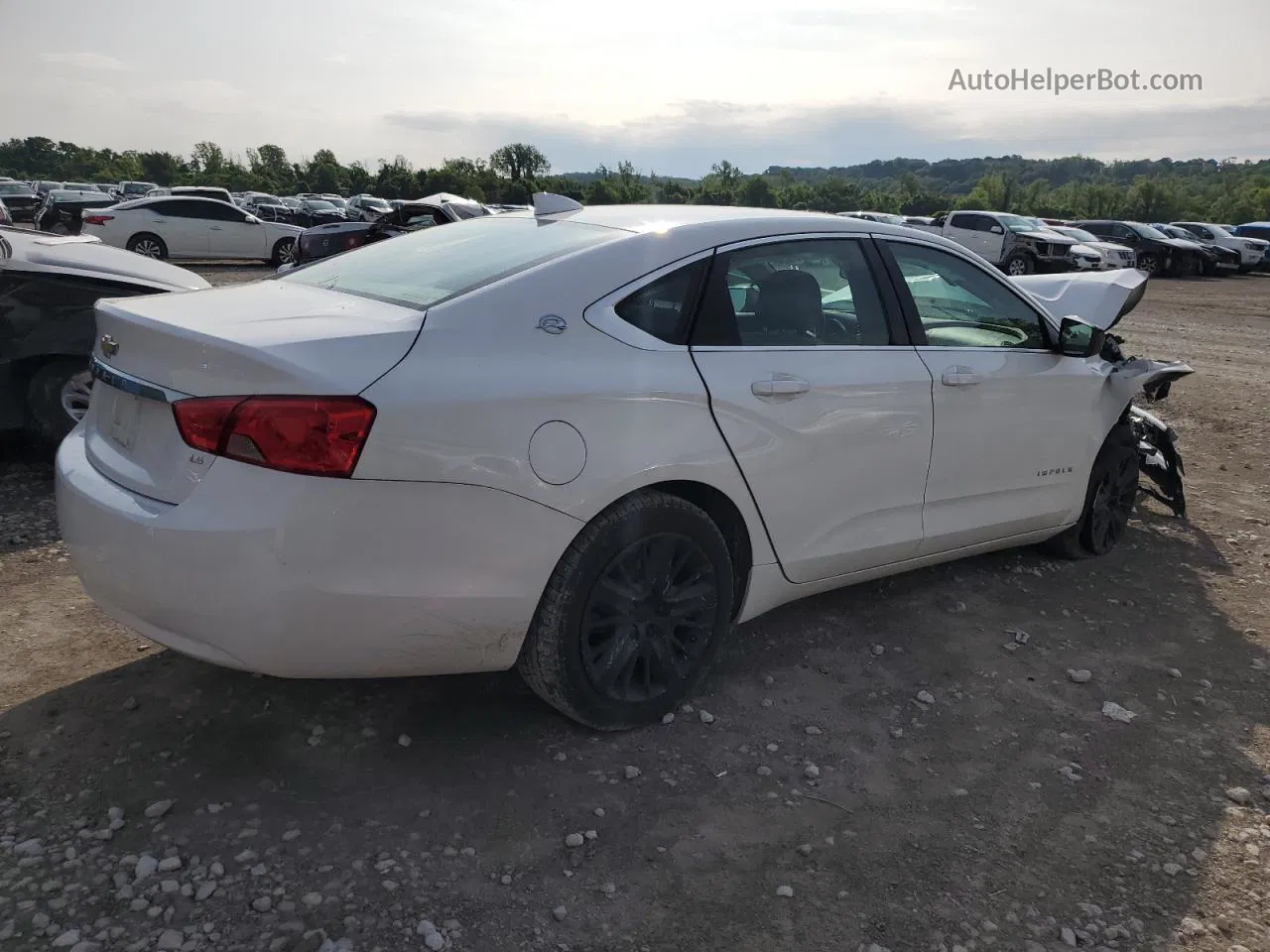 2016 Chevrolet Impala Ls White vin: 2G11X5SA5G9184301