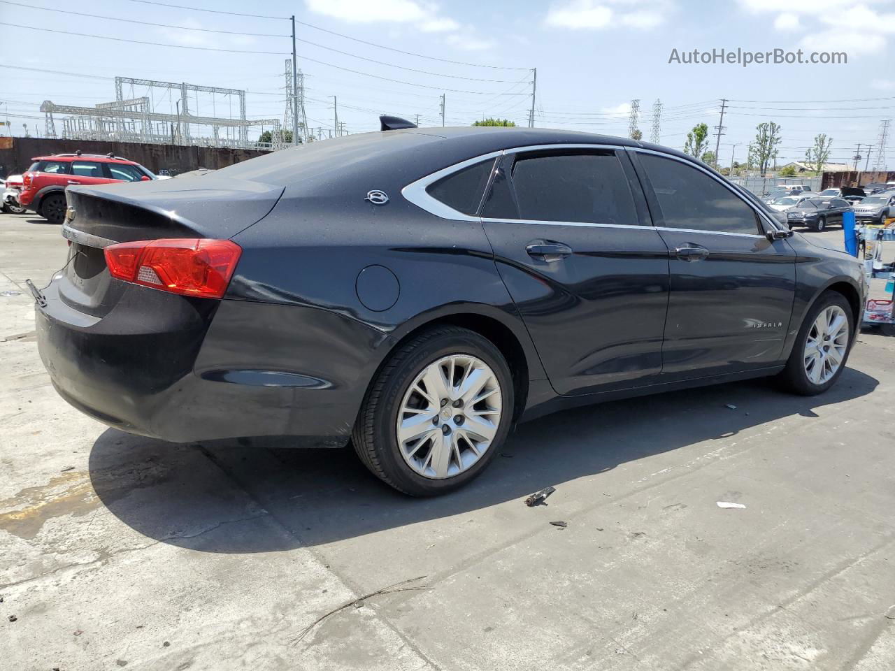 2017 Chevrolet Impala Ls Blue vin: 2G11X5SA5H9157116