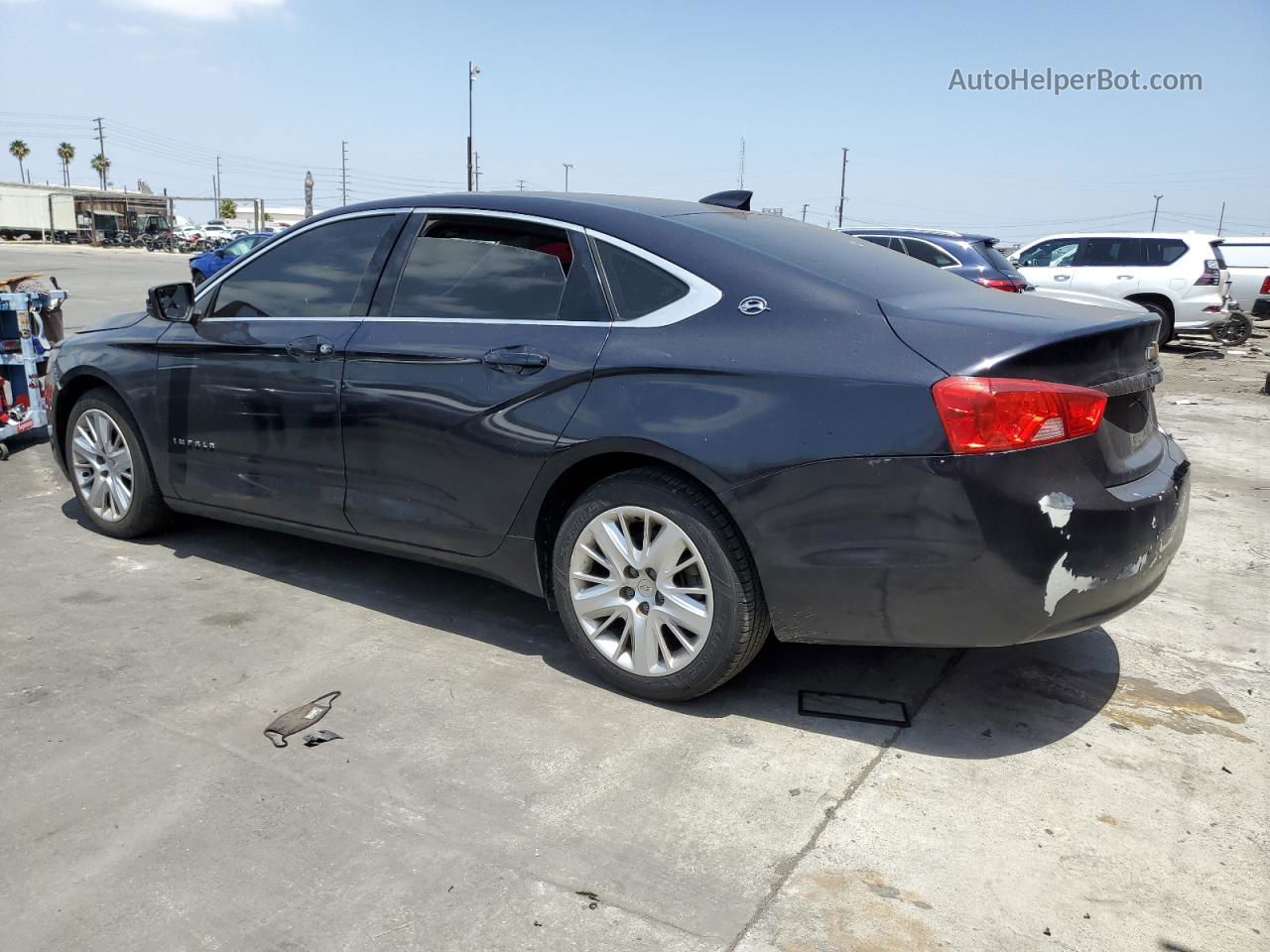 2017 Chevrolet Impala Ls Blue vin: 2G11X5SA5H9157116