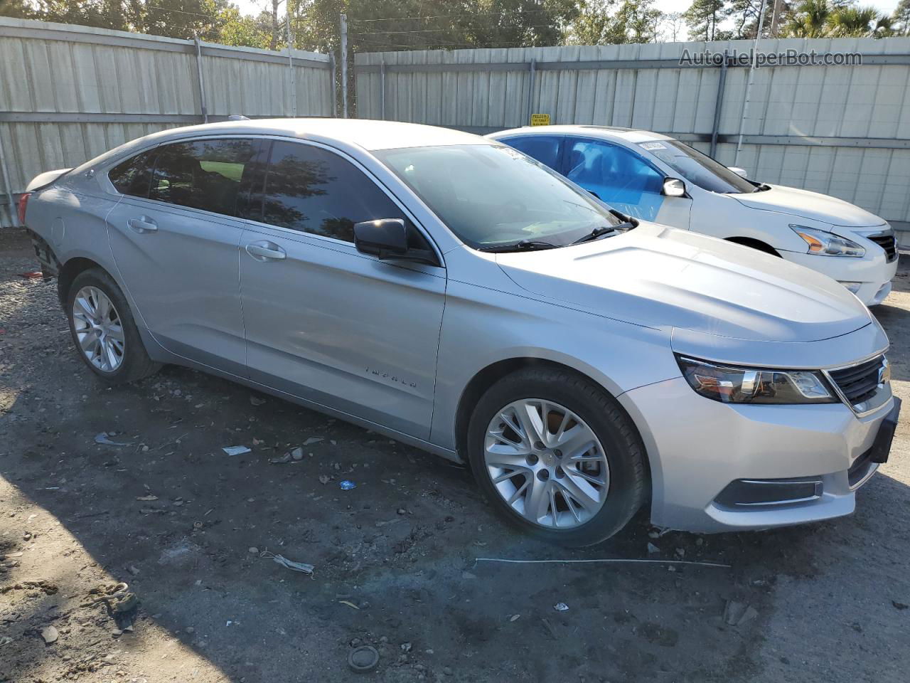 2016 Chevrolet Impala Ls Silver vin: 2G11X5SA7G9172893