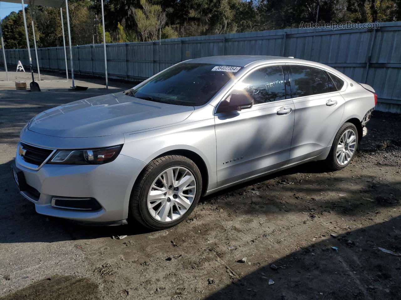 2016 Chevrolet Impala Ls Silver vin: 2G11X5SA7G9172893