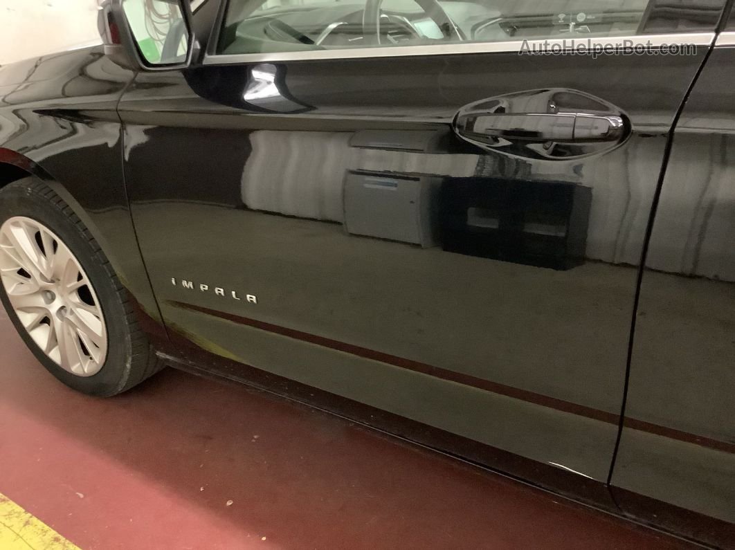 2017 Chevrolet Impala Ls Black vin: 2G11X5SA9H9182262