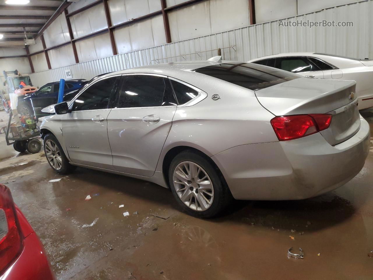 2017 Chevrolet Impala Ls Silver vin: 2G11X5SAXH9185350