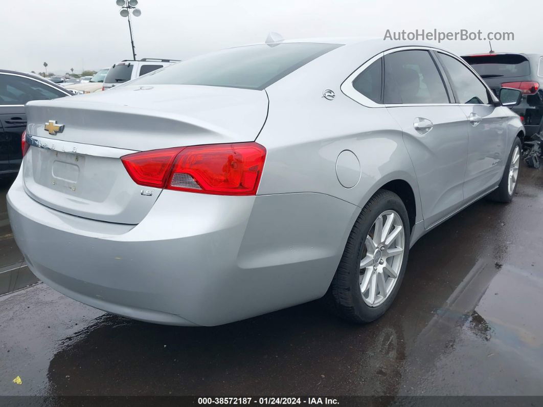 2014 Chevrolet Impala 1fl Silver vin: 2G11X5SLXE9286143