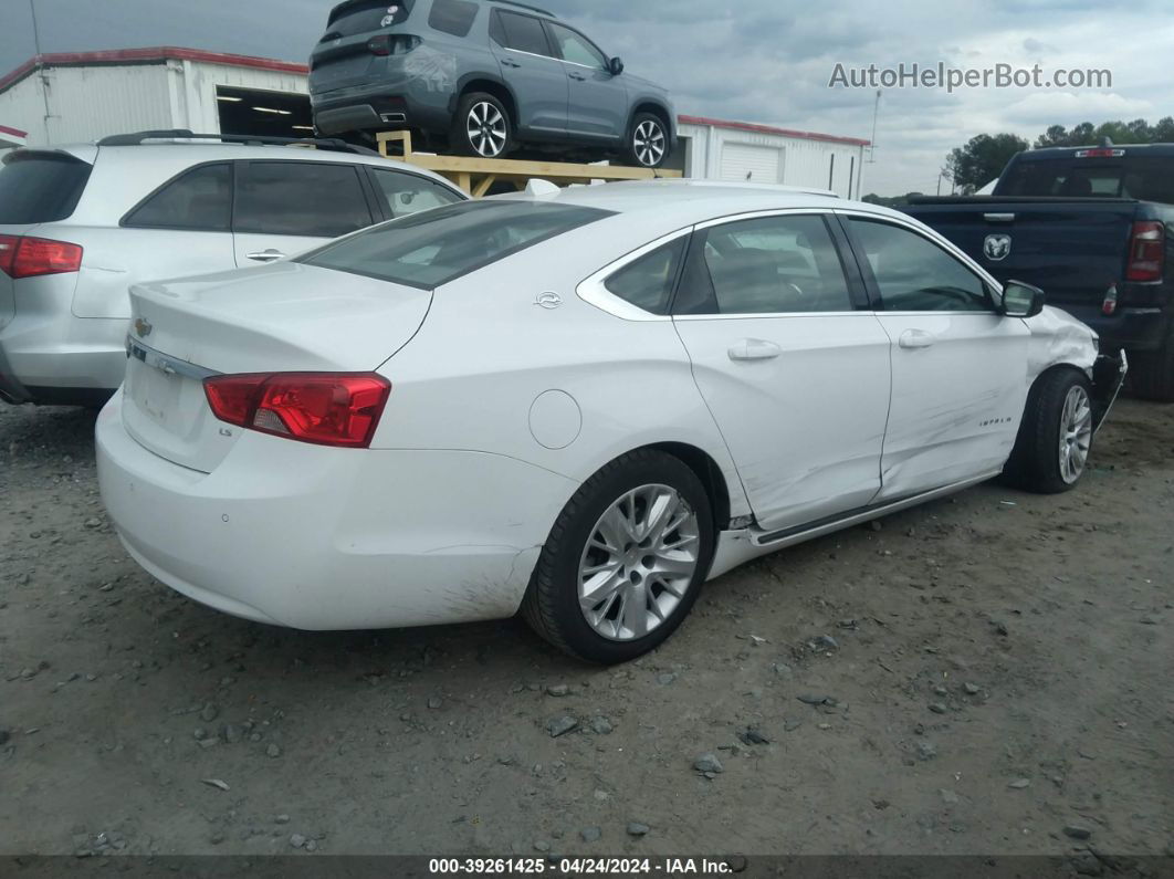 2014 Chevrolet Impala 1ls White vin: 2G11Y5SL0E9186677