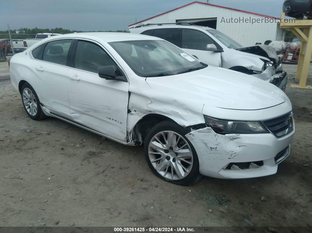 2014 Chevrolet Impala 1ls White vin: 2G11Y5SL0E9186677