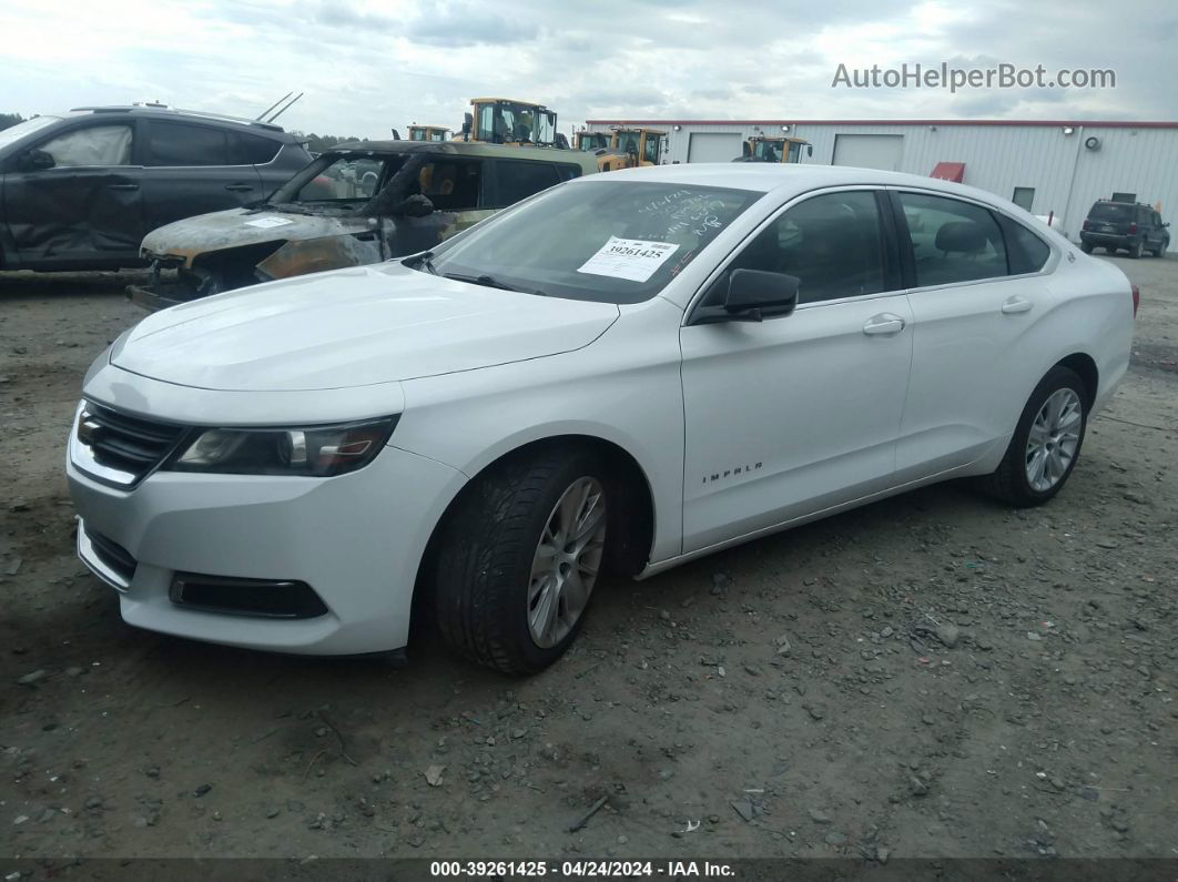 2014 Chevrolet Impala 1ls White vin: 2G11Y5SL0E9186677