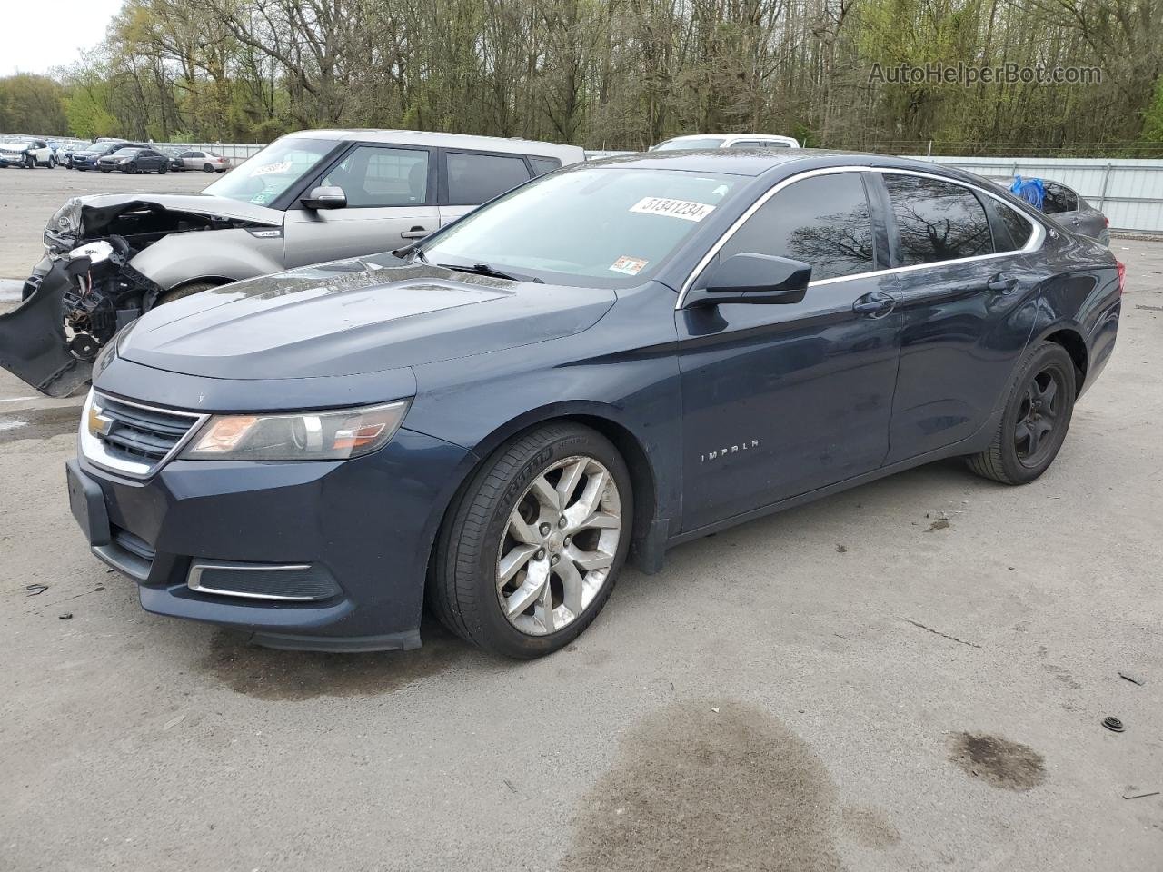 2014 Chevrolet Impala Ls Blue vin: 2G11Y5SL2E9158783