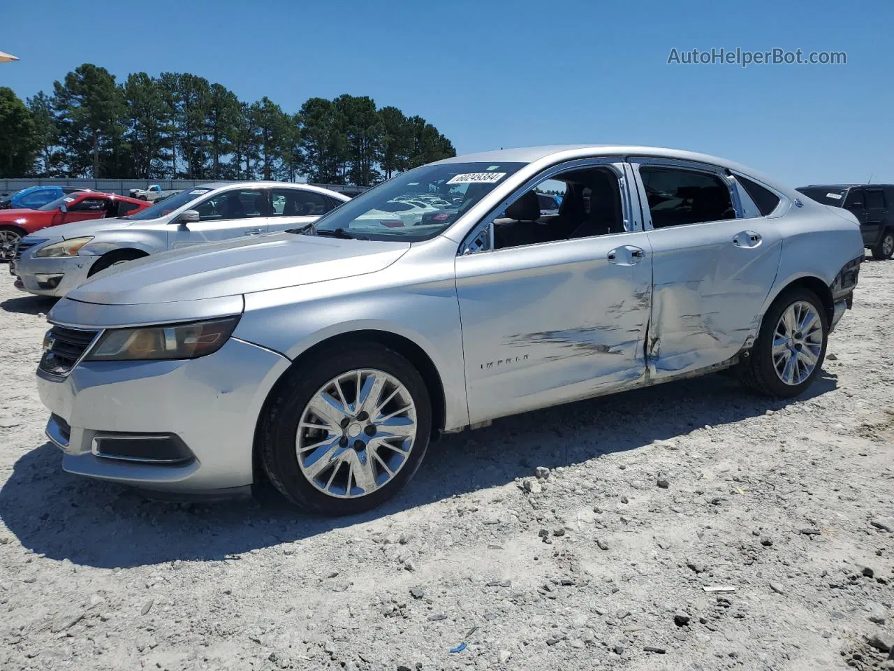 2014 Chevrolet Impala Ls Silver vin: 2G11Y5SL4E9235587