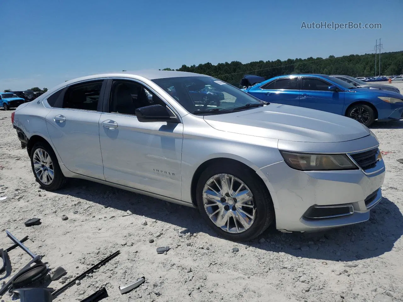 2014 Chevrolet Impala Ls Silver vin: 2G11Y5SL4E9235587