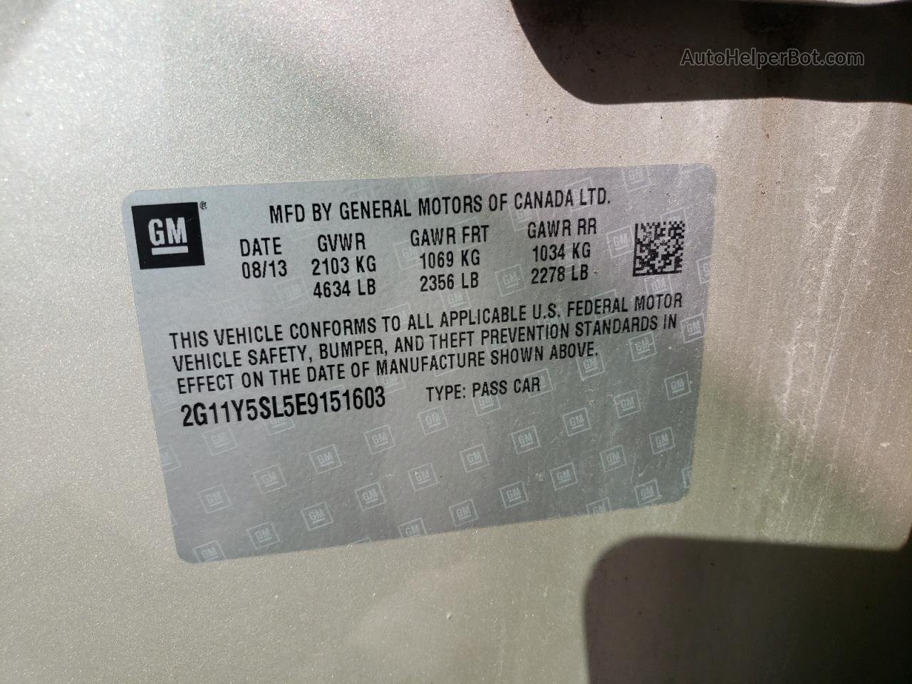 2014 Chevrolet Impala Ls Gold vin: 2G11Y5SL5E9151603