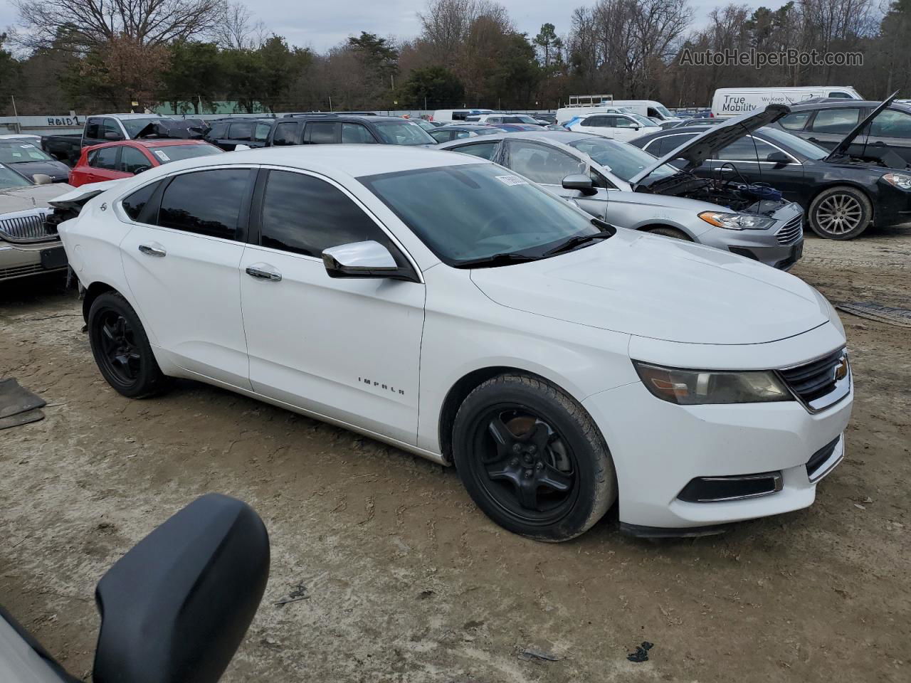 2014 Chevrolet Impala Ls White vin: 2G11Y5SL7E9198678