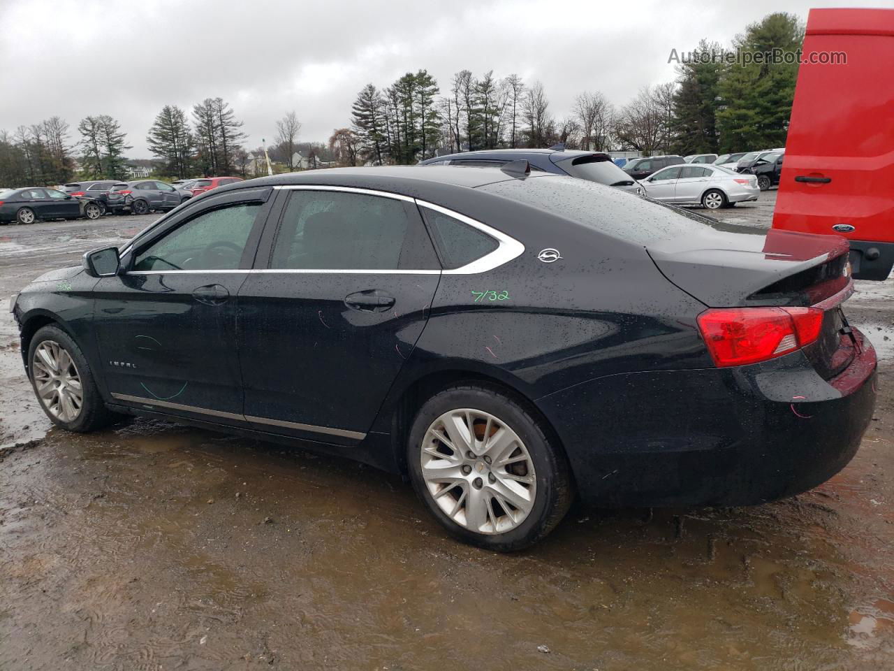 2014 Chevrolet Impala Ls Black vin: 2G11Y5SL8E9196180