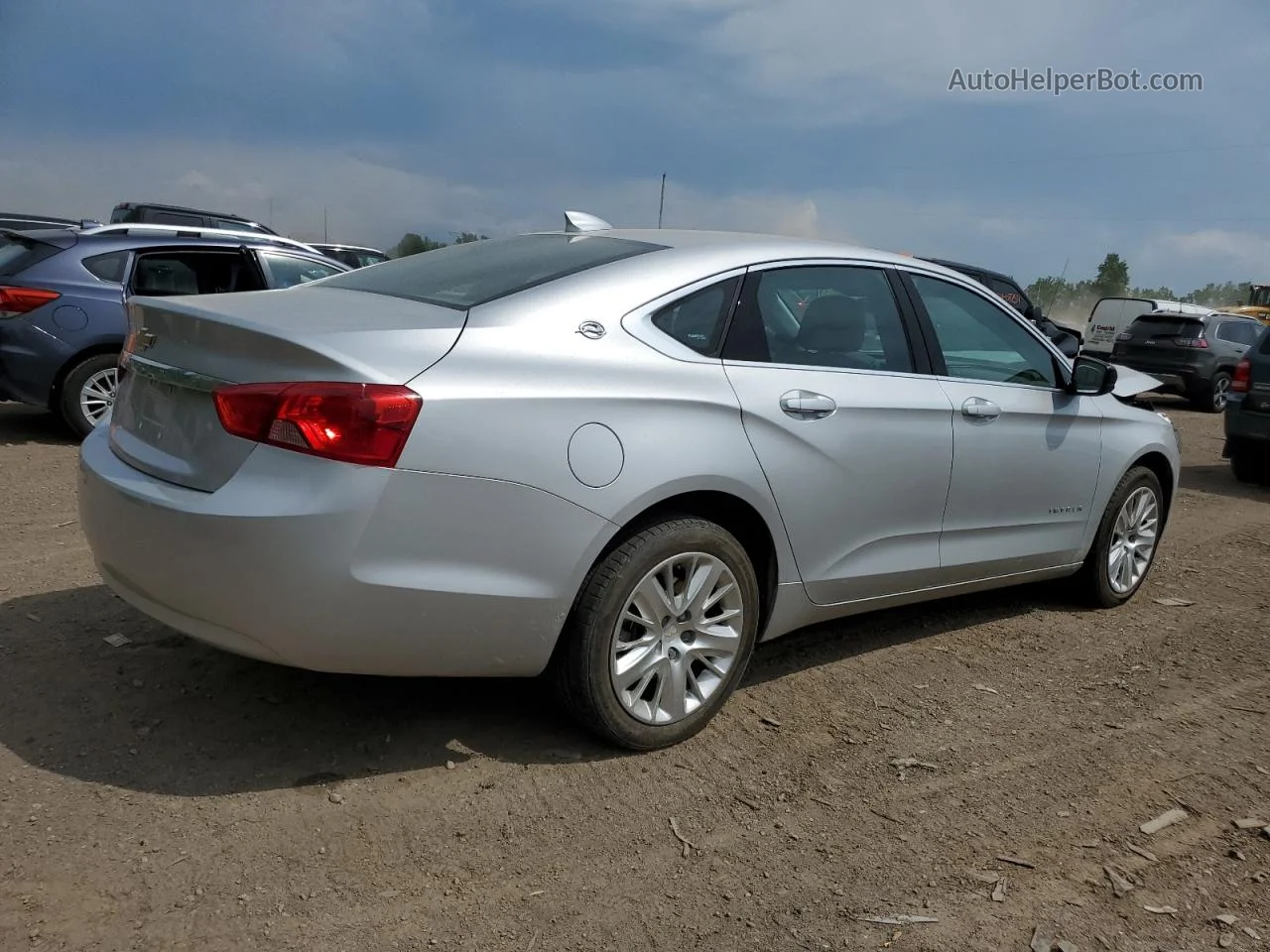 2017 Chevrolet Impala Ls Silver vin: 2G11Z5S30H9145158