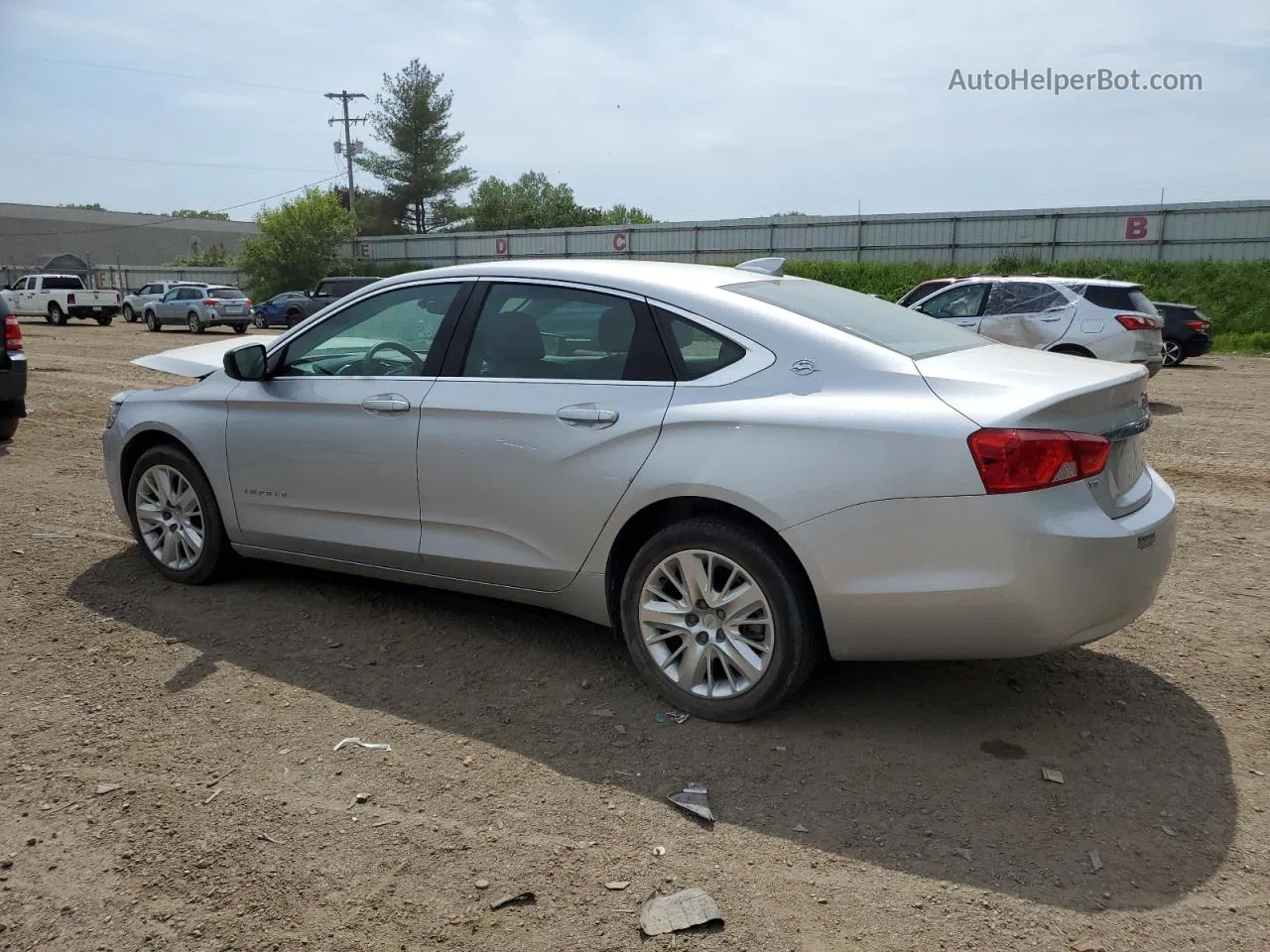 2017 Chevrolet Impala Ls Silver vin: 2G11Z5S30H9145158