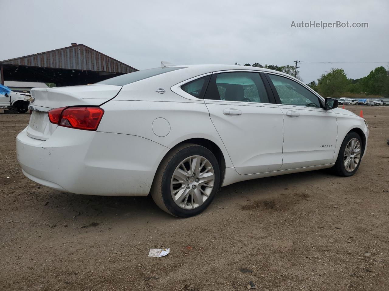 2017 Chevrolet Impala Ls White vin: 2G11Z5S30H9184865