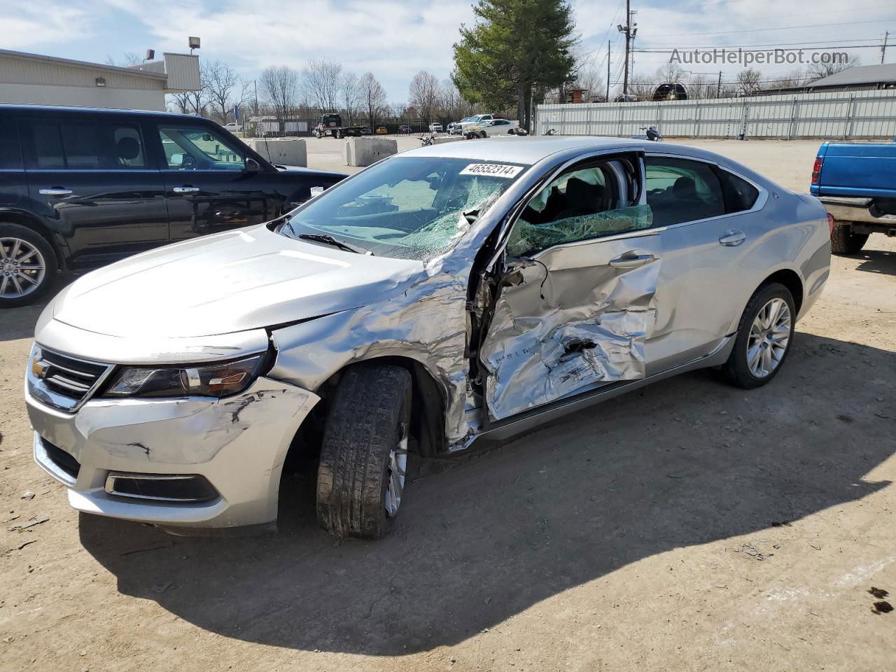 2017 Chevrolet Impala Ls Silver vin: 2G11Z5S31H9128305