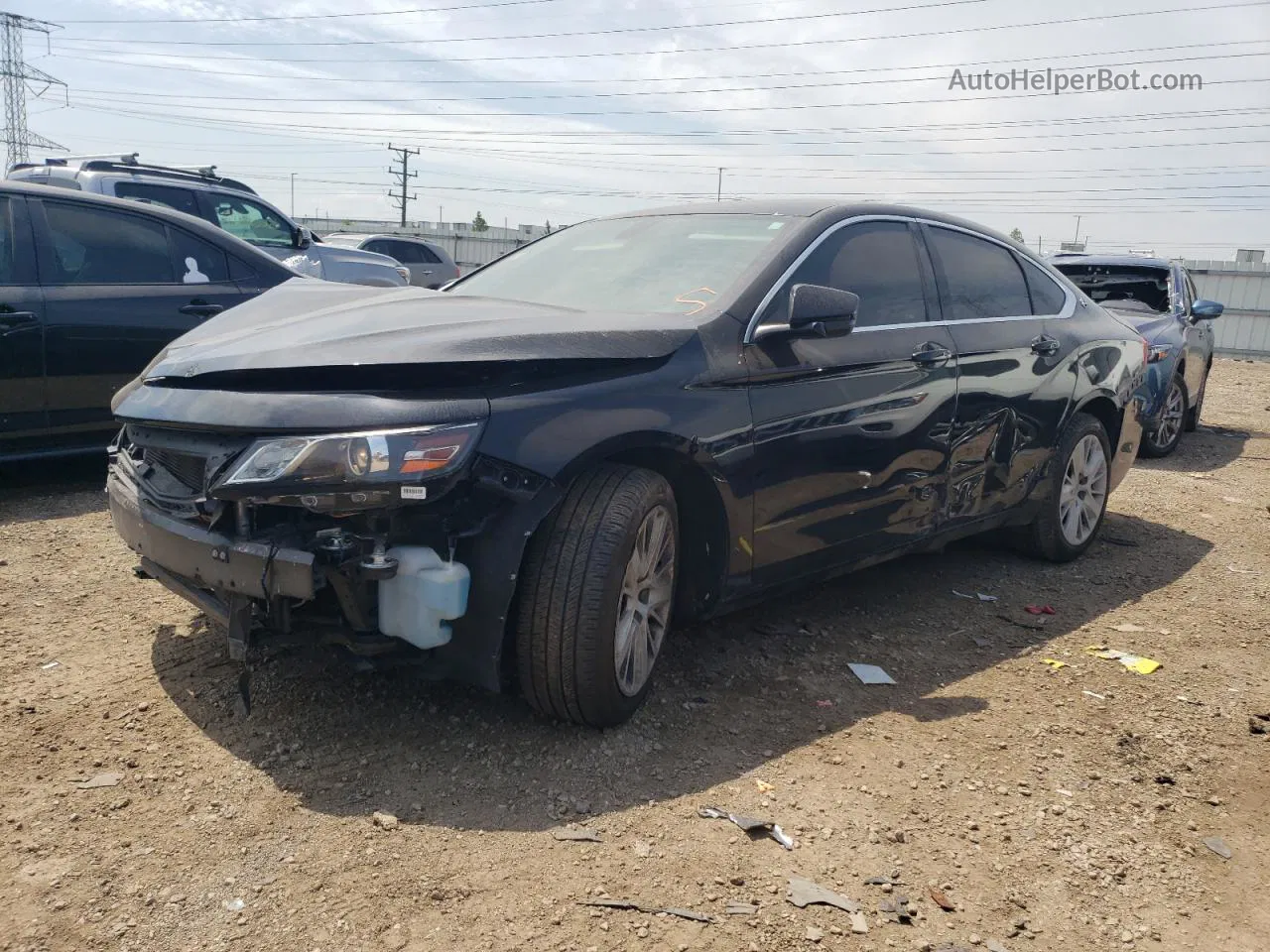 2017 Chevrolet Impala Ls Black vin: 2G11Z5S35H9198034