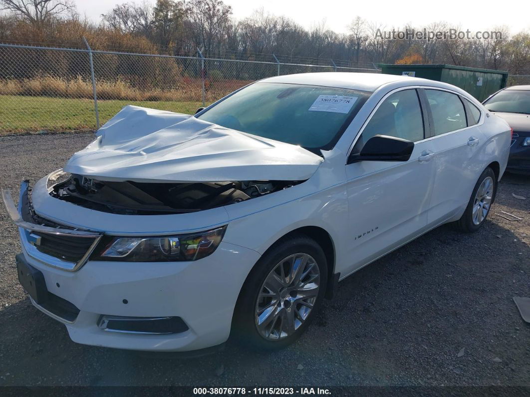 2017 Chevrolet Impala Ls White vin: 2G11Z5S39H9183164