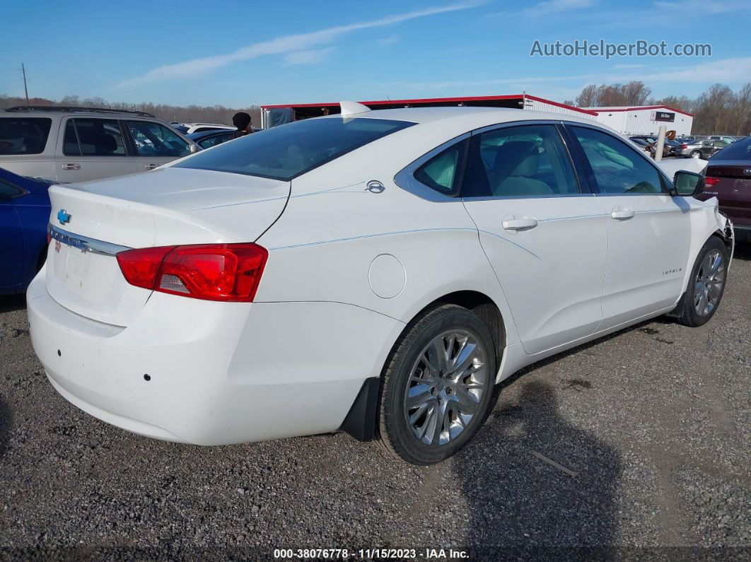 2017 Chevrolet Impala Ls White vin: 2G11Z5S39H9183164