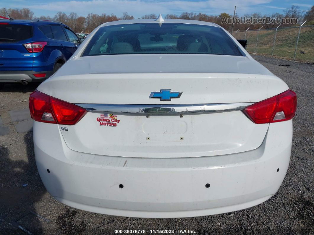 2017 Chevrolet Impala Ls White vin: 2G11Z5S39H9183164