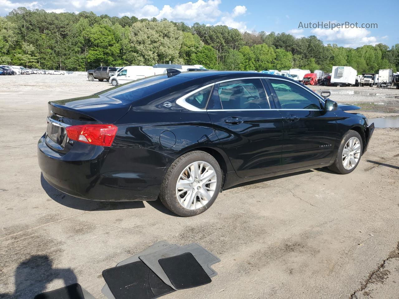 2016 Chevrolet Impala Ls Black vin: 2G11Z5SA1G9101943