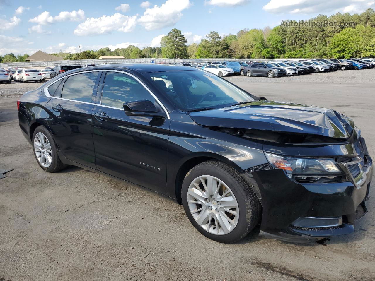 2016 Chevrolet Impala Ls Black vin: 2G11Z5SA1G9101943