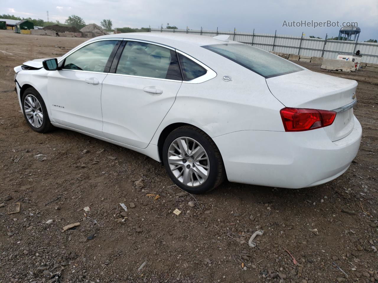 2016 Chevrolet Impala Ls White vin: 2G11Z5SA4G9154331