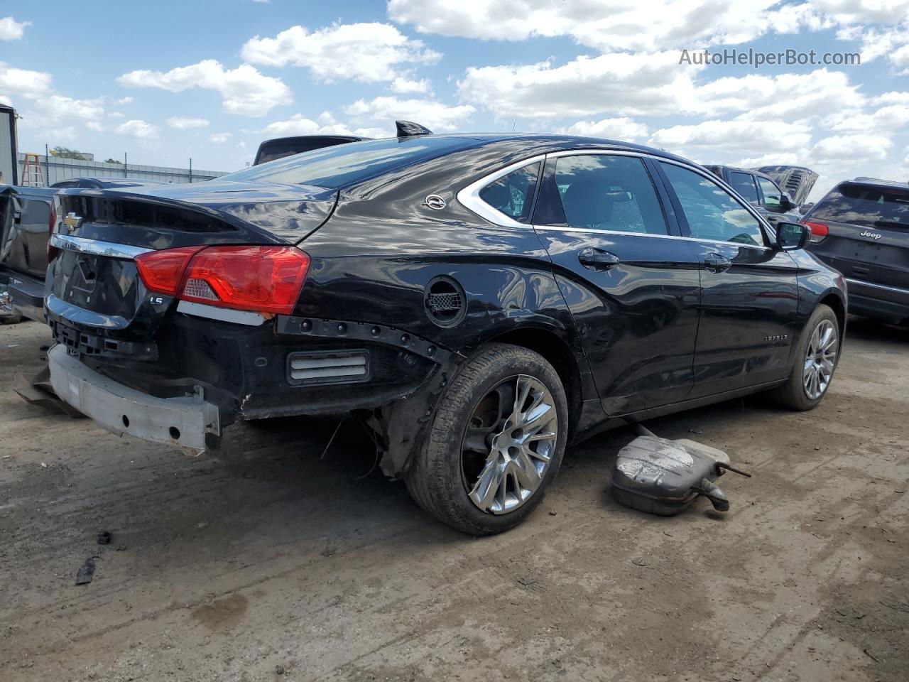 2016 Chevrolet Impala Ls Black vin: 2G11Z5SA4G9204046