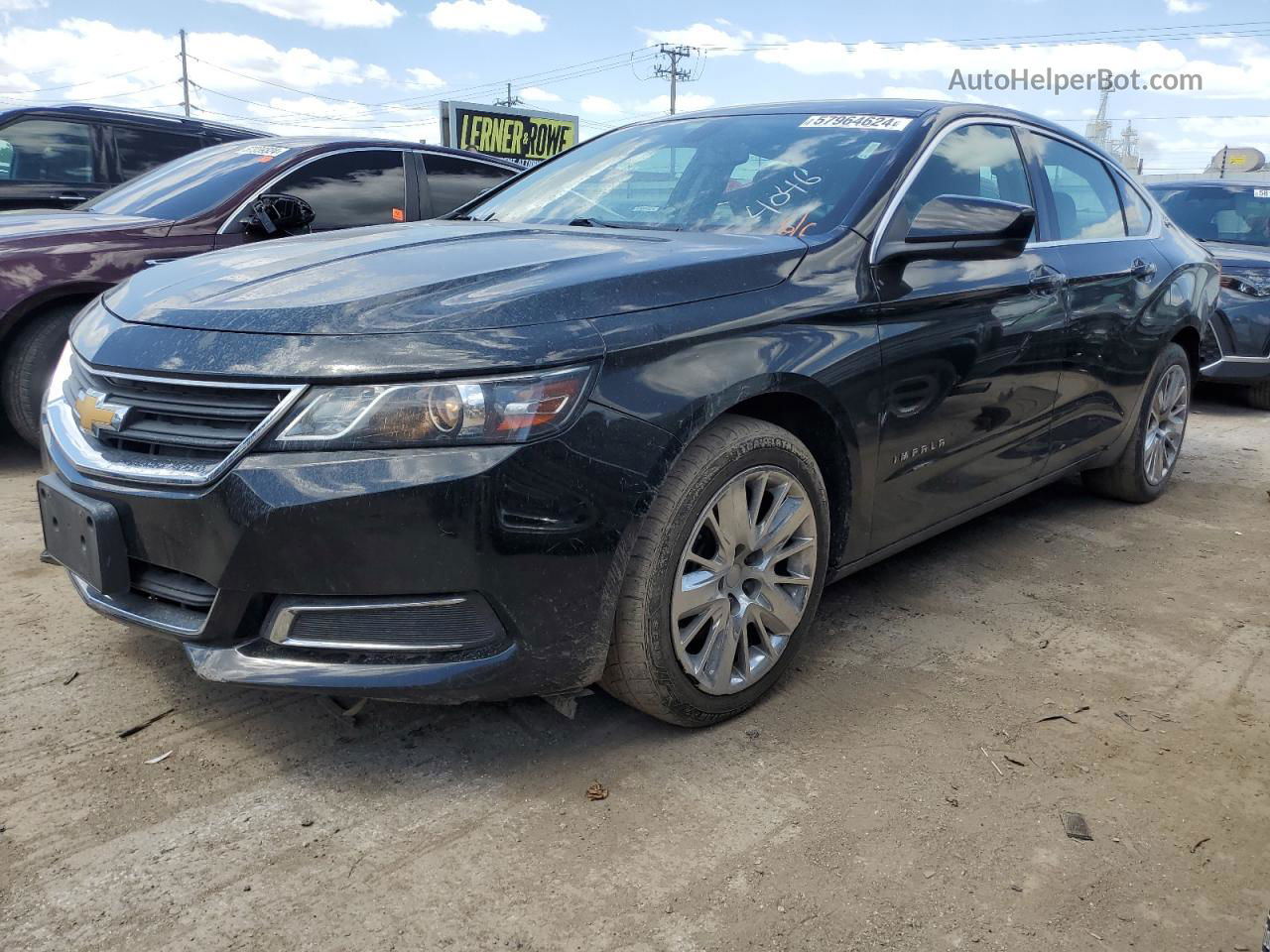 2016 Chevrolet Impala Ls Black vin: 2G11Z5SA4G9204046