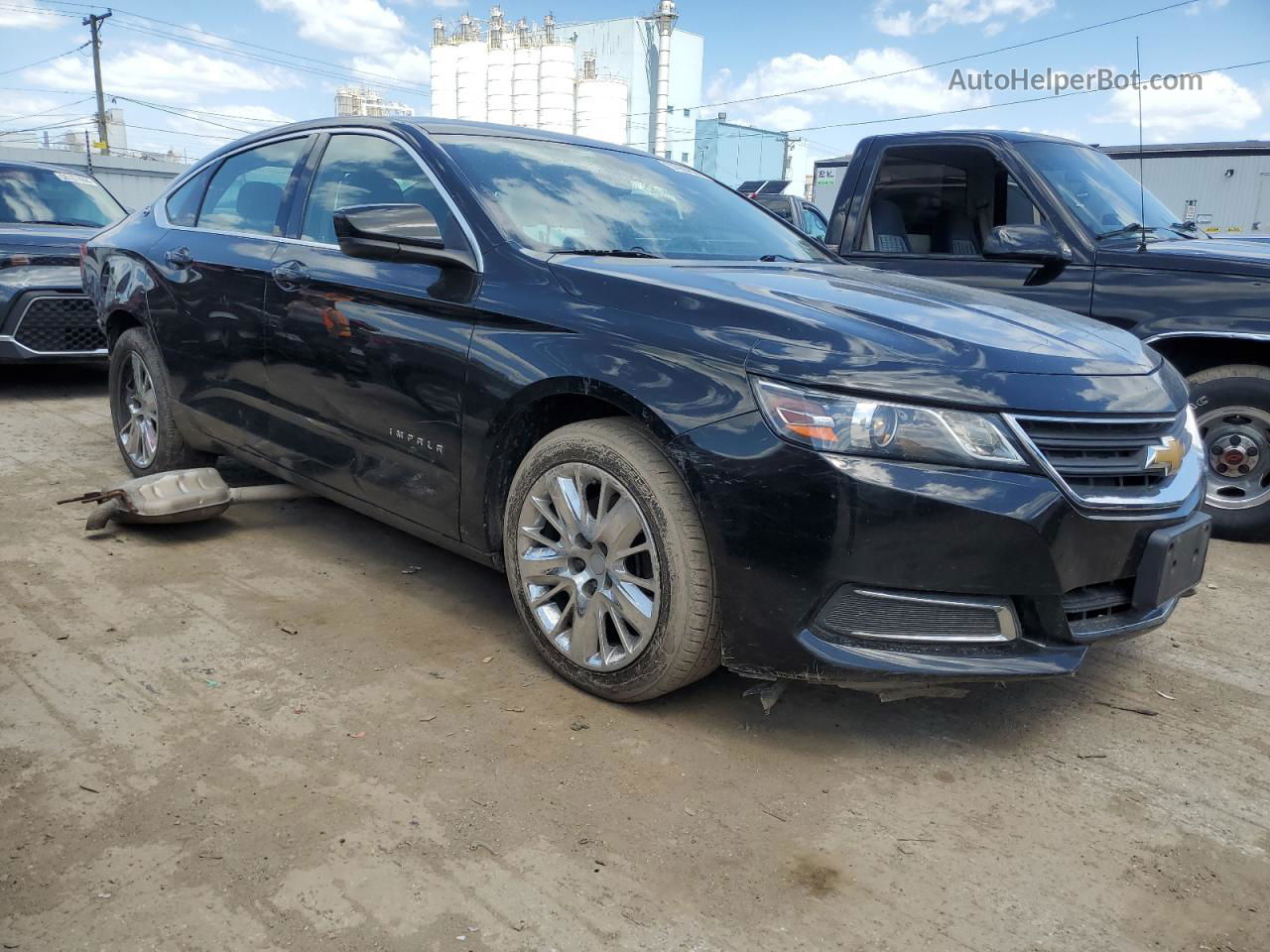 2016 Chevrolet Impala Ls Black vin: 2G11Z5SA4G9204046