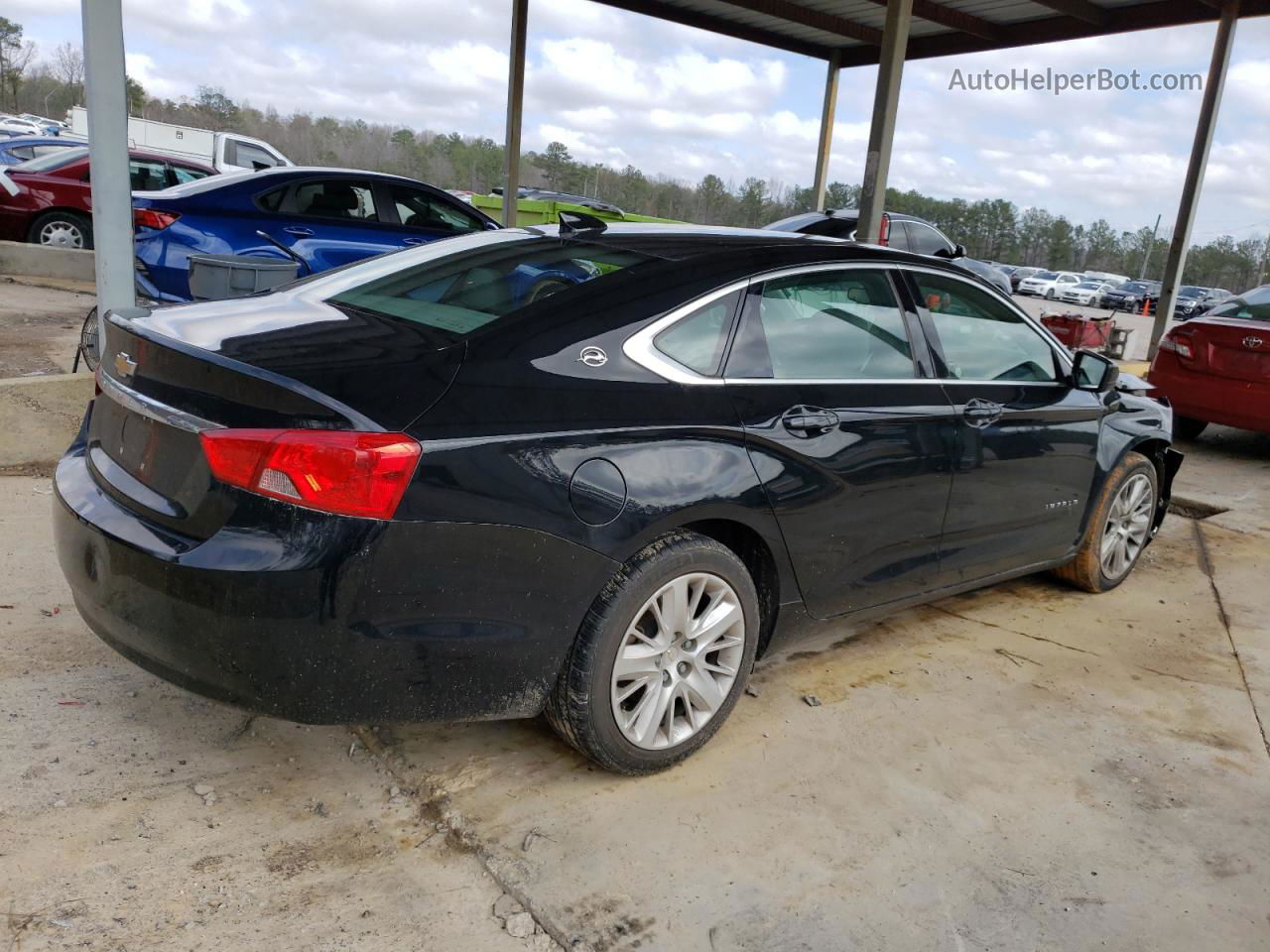 2017 Chevrolet Impala Ls Black vin: 2G11Z5SA4H9135747